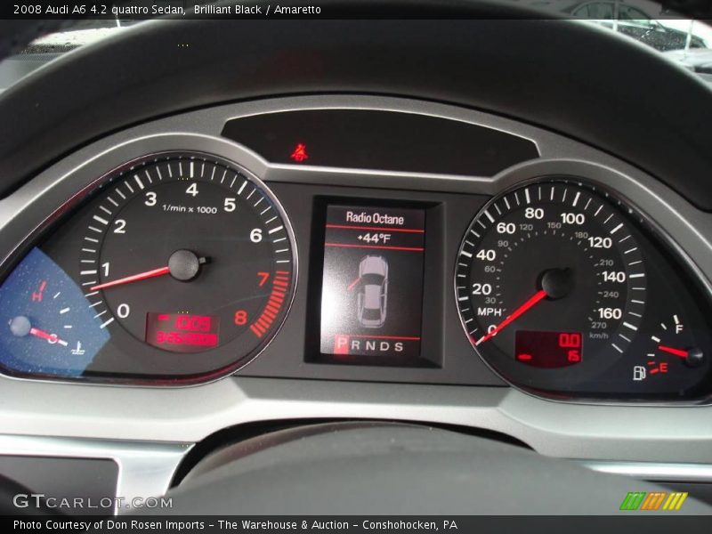 Brilliant Black / Amaretto 2008 Audi A6 4.2 quattro Sedan