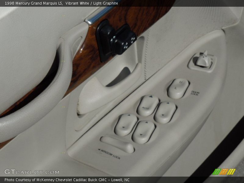 Vibrant White / Light Graphite 1998 Mercury Grand Marquis LS