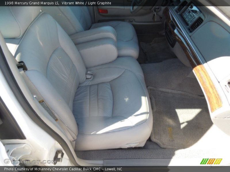 Vibrant White / Light Graphite 1998 Mercury Grand Marquis LS