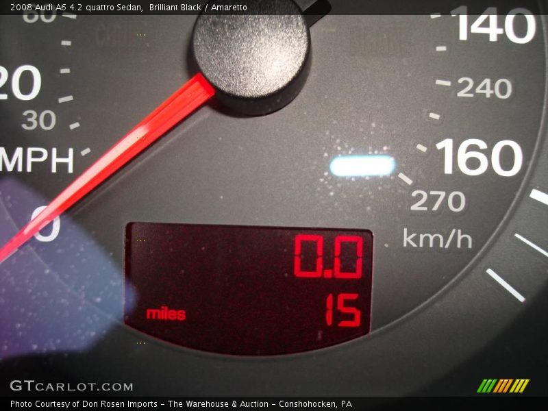 Brilliant Black / Amaretto 2008 Audi A6 4.2 quattro Sedan