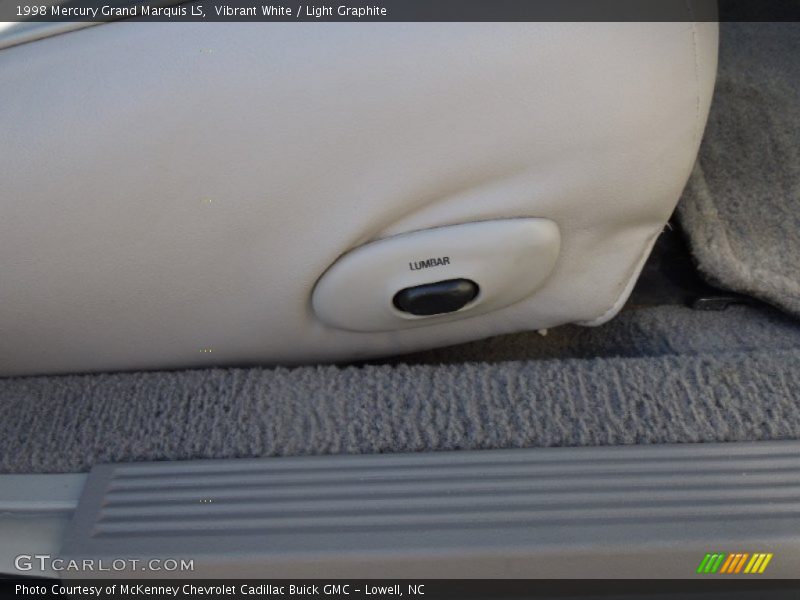 Vibrant White / Light Graphite 1998 Mercury Grand Marquis LS