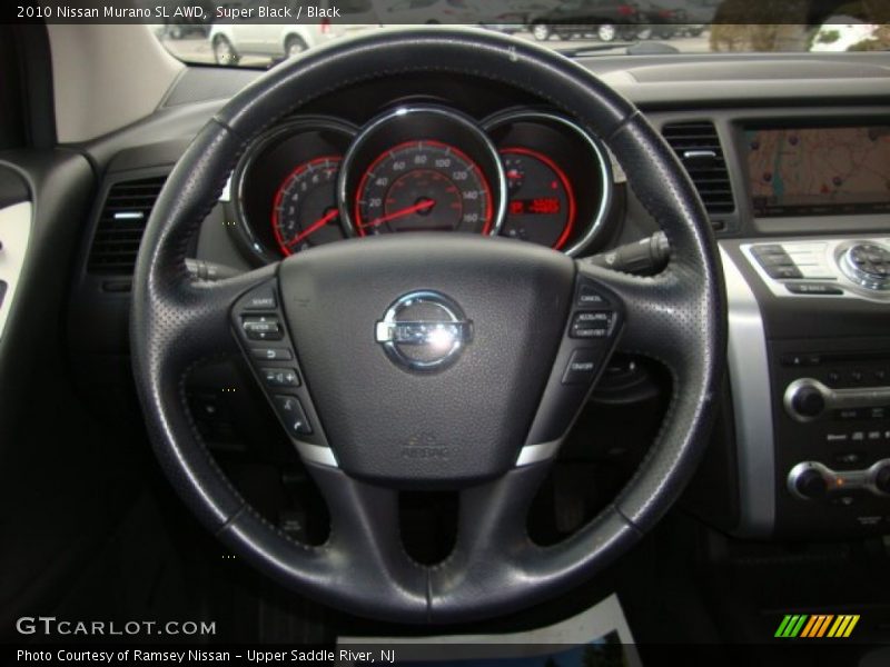Super Black / Black 2010 Nissan Murano SL AWD