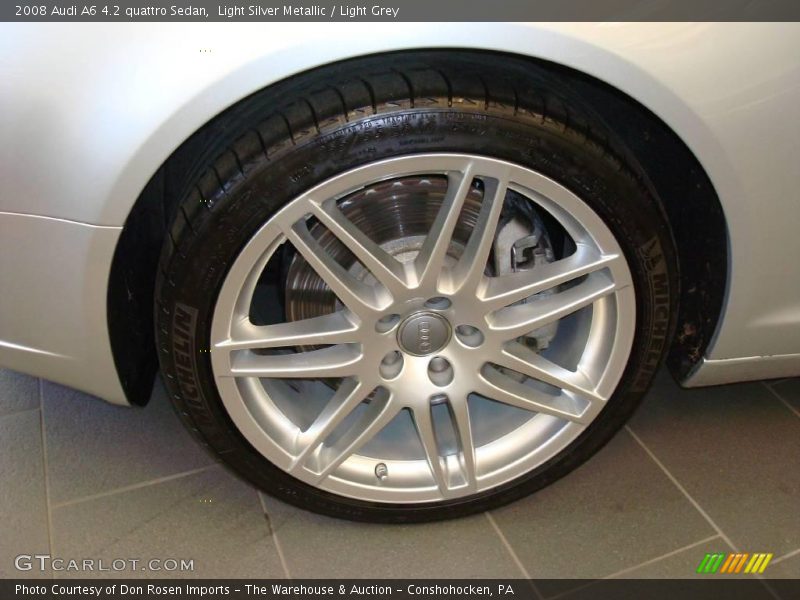 Light Silver Metallic / Light Grey 2008 Audi A6 4.2 quattro Sedan