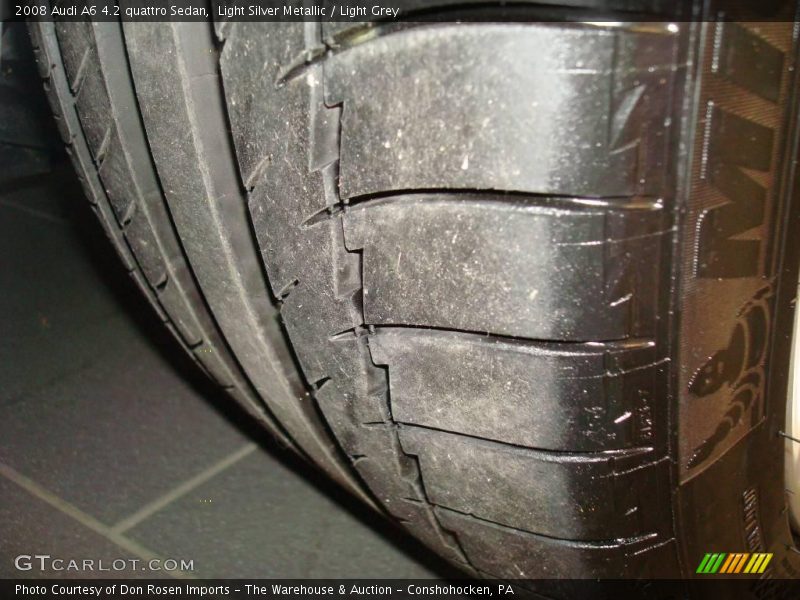 Light Silver Metallic / Light Grey 2008 Audi A6 4.2 quattro Sedan
