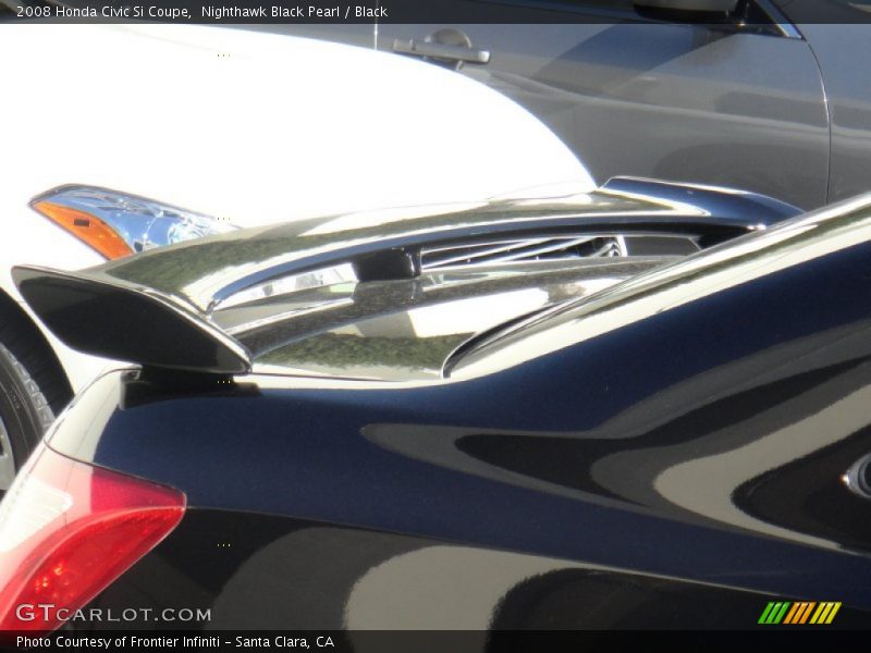 Nighthawk Black Pearl / Black 2008 Honda Civic Si Coupe