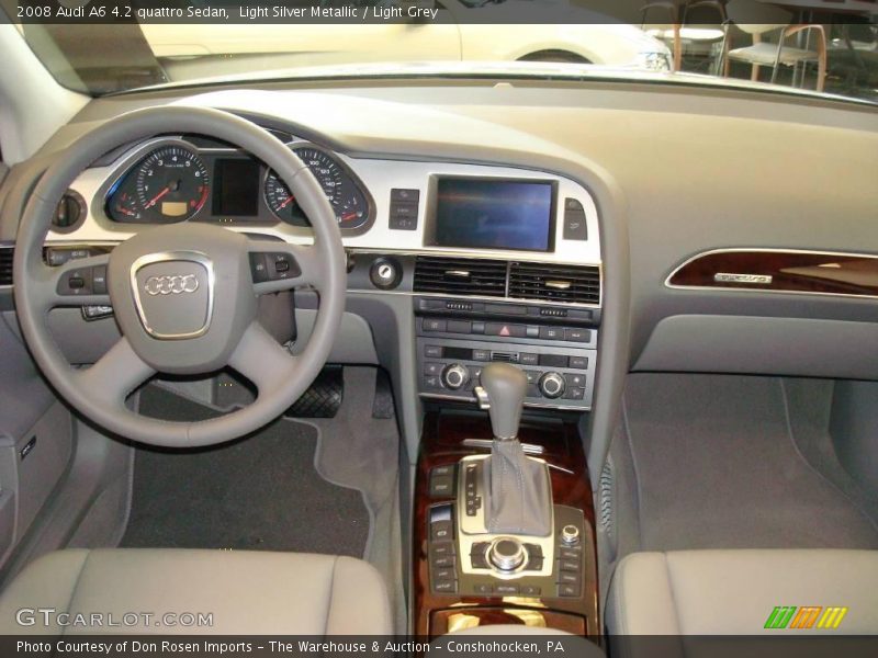 Light Silver Metallic / Light Grey 2008 Audi A6 4.2 quattro Sedan