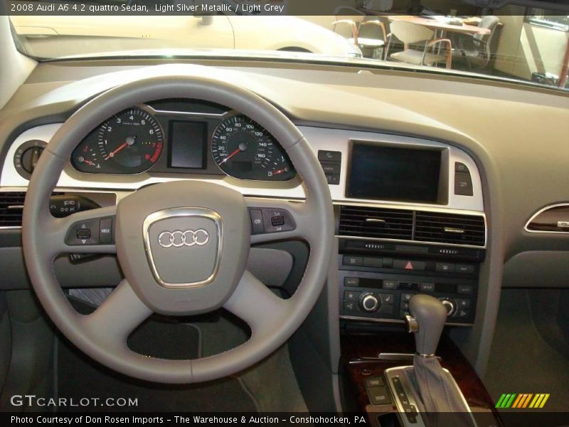 Light Silver Metallic / Light Grey 2008 Audi A6 4.2 quattro Sedan