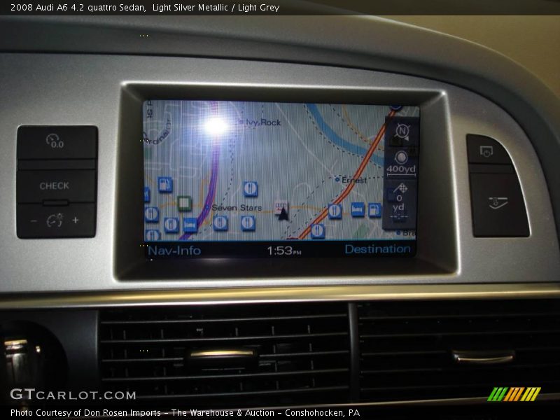 Light Silver Metallic / Light Grey 2008 Audi A6 4.2 quattro Sedan