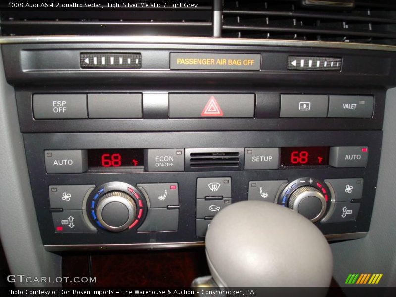 Light Silver Metallic / Light Grey 2008 Audi A6 4.2 quattro Sedan