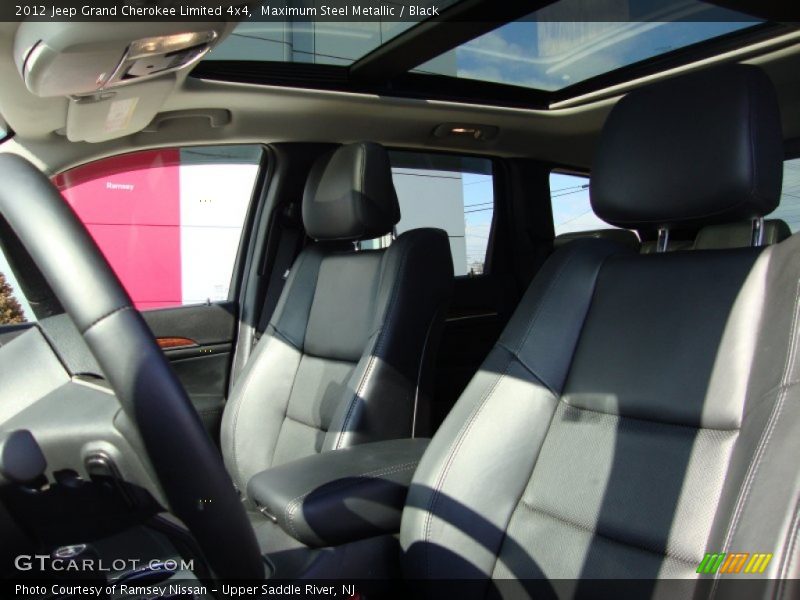 Maximum Steel Metallic / Black 2012 Jeep Grand Cherokee Limited 4x4