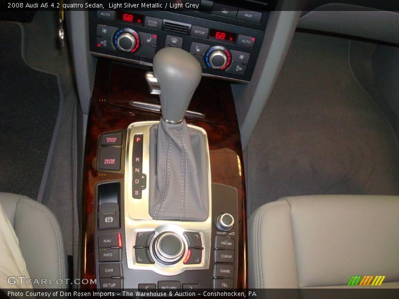 Light Silver Metallic / Light Grey 2008 Audi A6 4.2 quattro Sedan