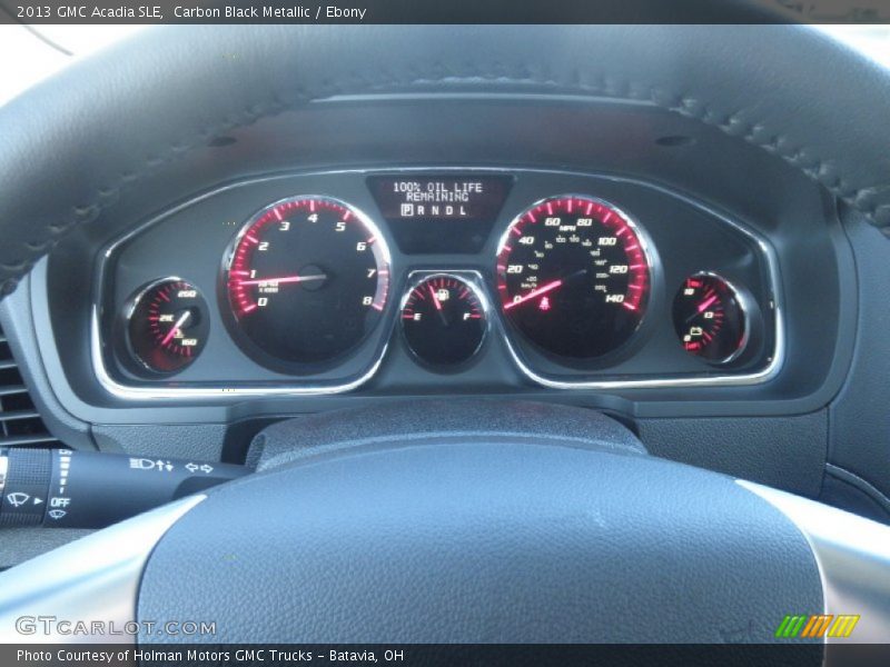 Carbon Black Metallic / Ebony 2013 GMC Acadia SLE