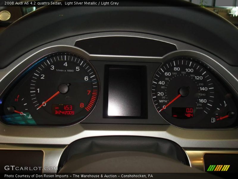 Light Silver Metallic / Light Grey 2008 Audi A6 4.2 quattro Sedan