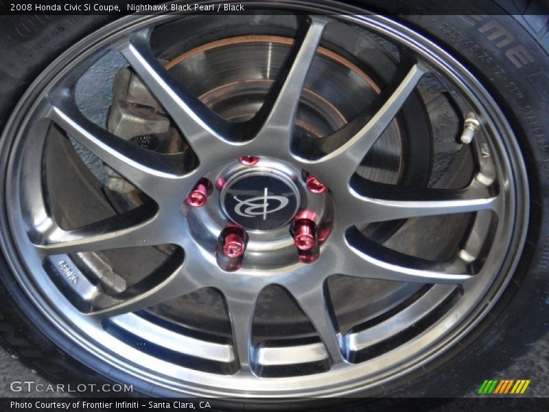Nighthawk Black Pearl / Black 2008 Honda Civic Si Coupe