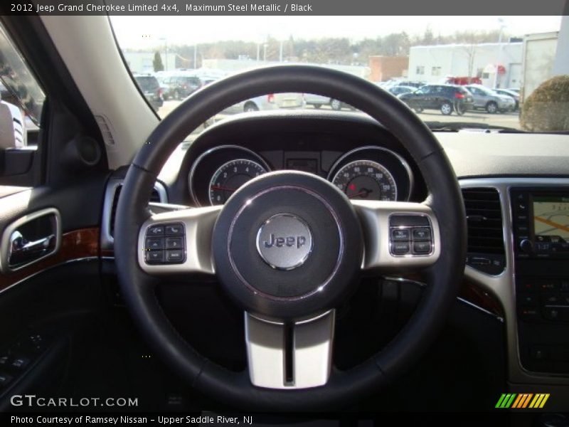 Maximum Steel Metallic / Black 2012 Jeep Grand Cherokee Limited 4x4