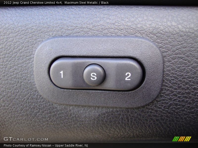 Maximum Steel Metallic / Black 2012 Jeep Grand Cherokee Limited 4x4