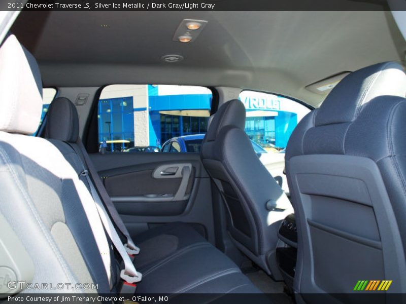 Silver Ice Metallic / Dark Gray/Light Gray 2011 Chevrolet Traverse LS