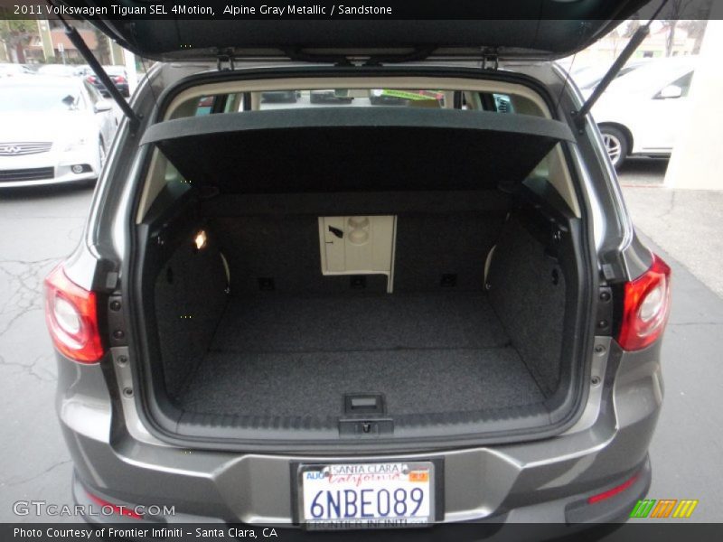 Alpine Gray Metallic / Sandstone 2011 Volkswagen Tiguan SEL 4Motion