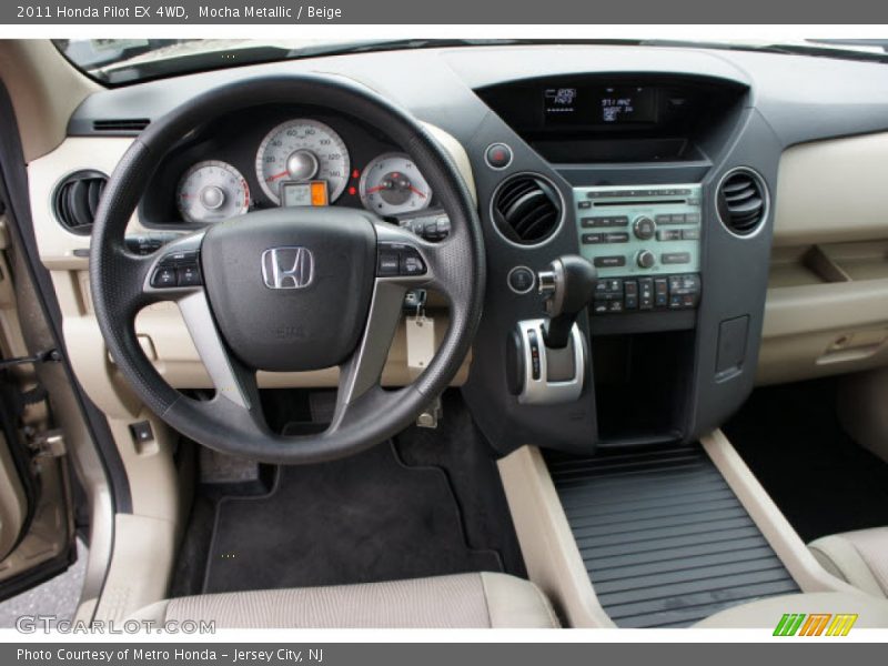 Mocha Metallic / Beige 2011 Honda Pilot EX 4WD
