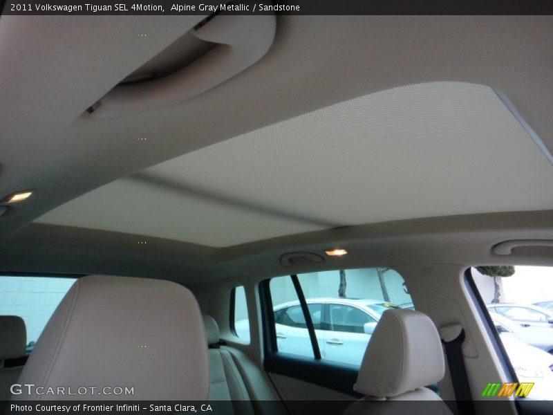Alpine Gray Metallic / Sandstone 2011 Volkswagen Tiguan SEL 4Motion