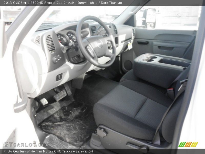  2013 Sierra 2500HD Regular Cab Chassis Dark Titanium Interior