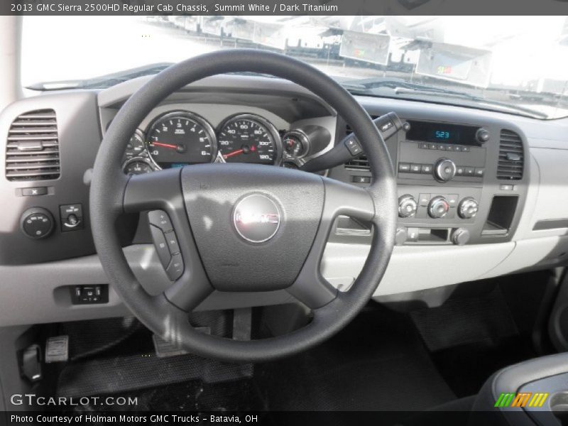 Dashboard of 2013 Sierra 2500HD Regular Cab Chassis
