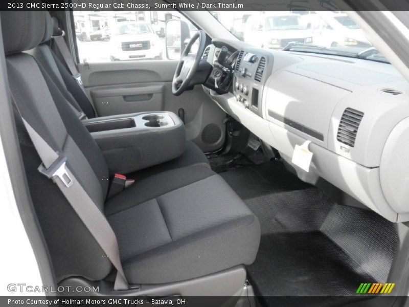  2013 Sierra 2500HD Regular Cab Chassis Dark Titanium Interior