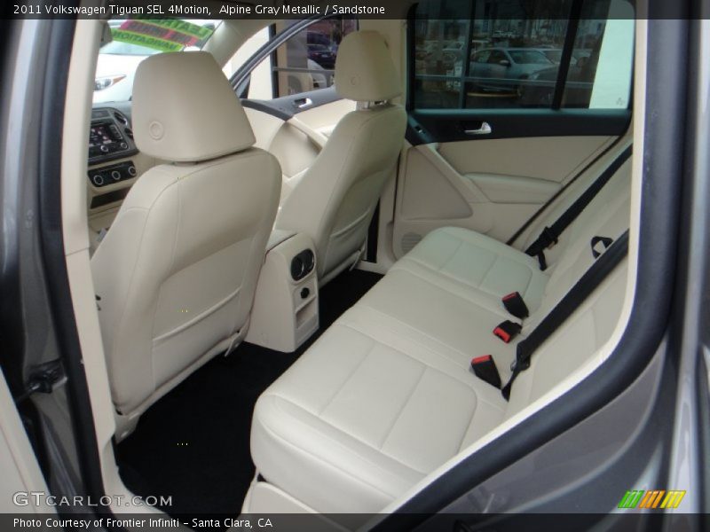 Alpine Gray Metallic / Sandstone 2011 Volkswagen Tiguan SEL 4Motion