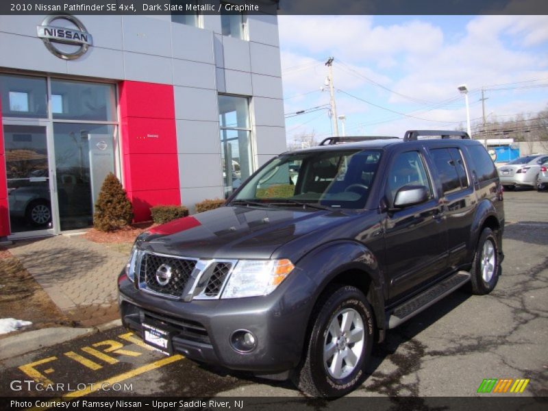 Dark Slate Metallic / Graphite 2010 Nissan Pathfinder SE 4x4
