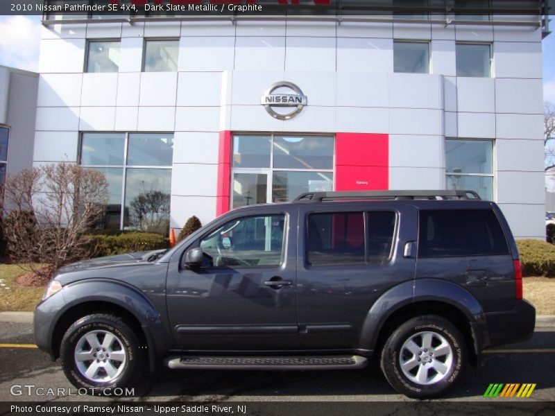 Dark Slate Metallic / Graphite 2010 Nissan Pathfinder SE 4x4