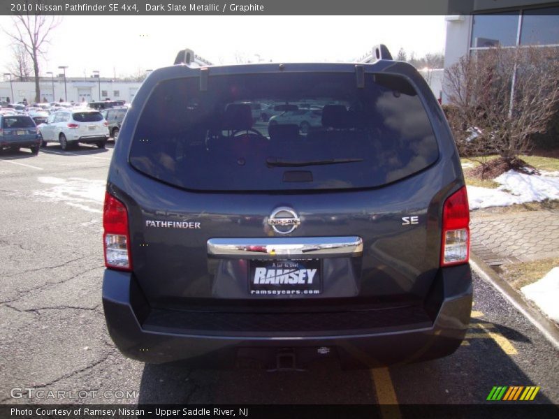 Dark Slate Metallic / Graphite 2010 Nissan Pathfinder SE 4x4
