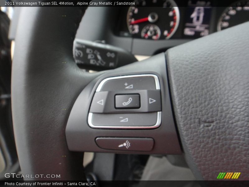 Alpine Gray Metallic / Sandstone 2011 Volkswagen Tiguan SEL 4Motion