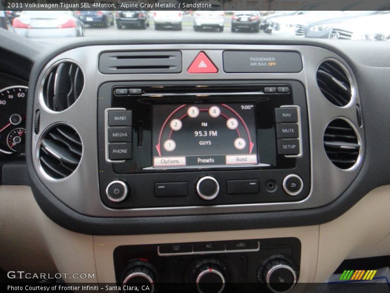 Alpine Gray Metallic / Sandstone 2011 Volkswagen Tiguan SEL 4Motion