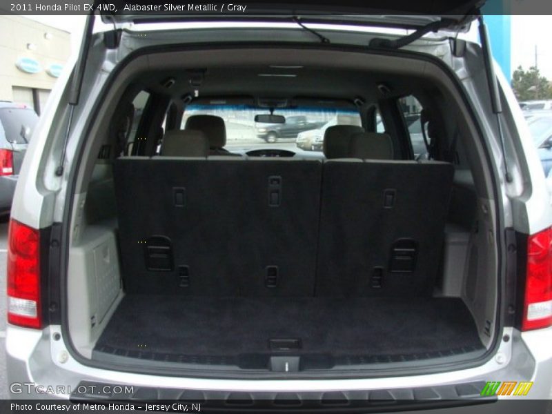 Alabaster Silver Metallic / Gray 2011 Honda Pilot EX 4WD