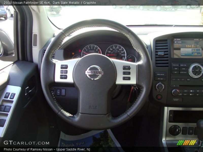 Dark Slate Metallic / Graphite 2010 Nissan Pathfinder SE 4x4