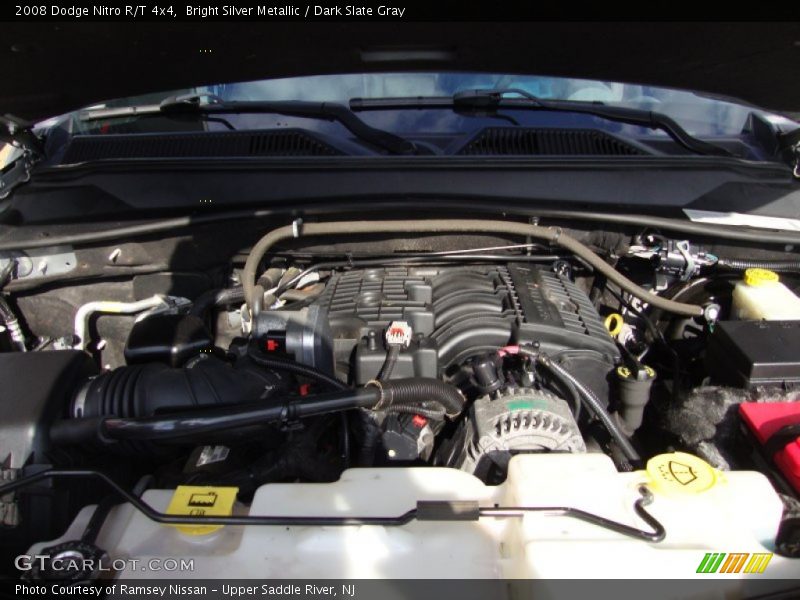 Bright Silver Metallic / Dark Slate Gray 2008 Dodge Nitro R/T 4x4