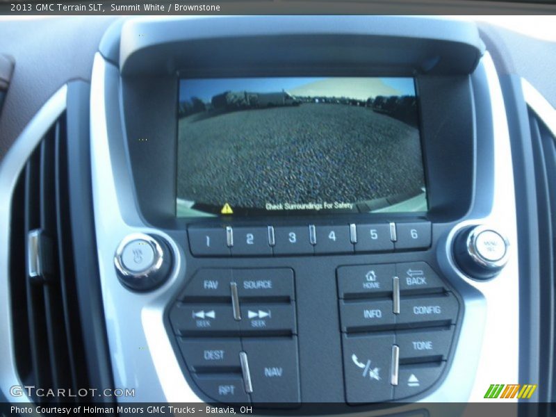 Summit White / Brownstone 2013 GMC Terrain SLT