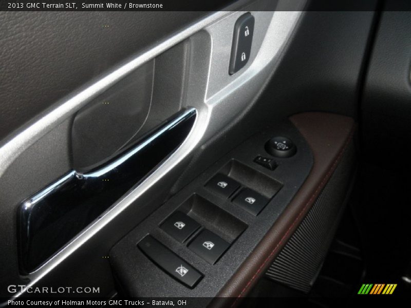 Summit White / Brownstone 2013 GMC Terrain SLT
