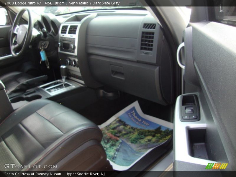 Bright Silver Metallic / Dark Slate Gray 2008 Dodge Nitro R/T 4x4