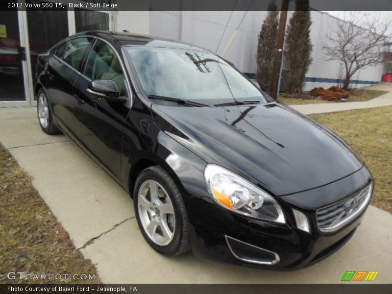 Black / Soft Beige 2012 Volvo S60 T5