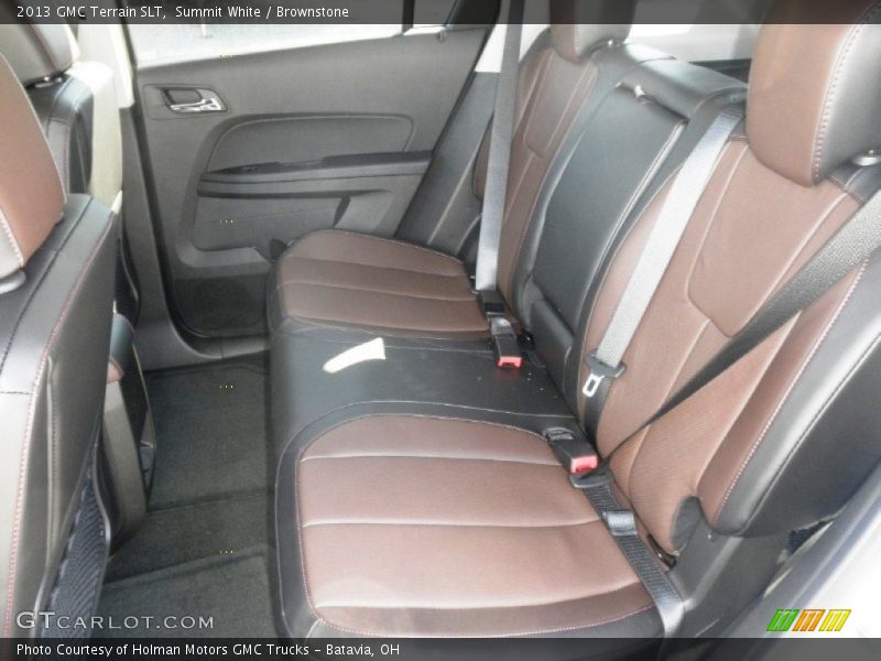 Summit White / Brownstone 2013 GMC Terrain SLT