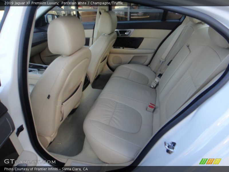 Porcelain White / Champagne/Truffle 2009 Jaguar XF Premium Luxury