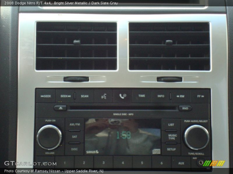 Bright Silver Metallic / Dark Slate Gray 2008 Dodge Nitro R/T 4x4