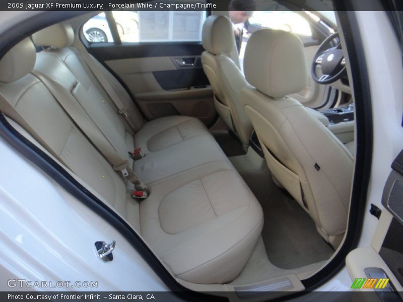Porcelain White / Champagne/Truffle 2009 Jaguar XF Premium Luxury
