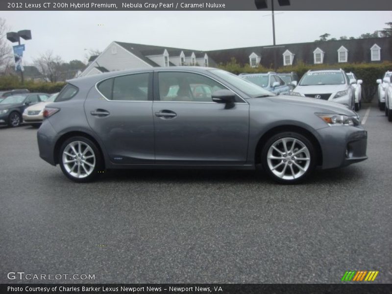 Nebula Gray Pearl / Caramel Nuluxe 2012 Lexus CT 200h Hybrid Premium