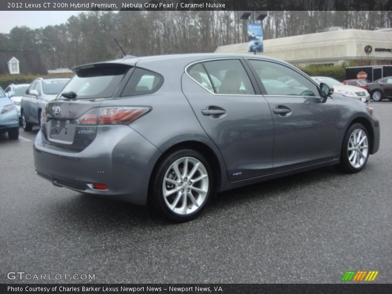 Nebula Gray Pearl / Caramel Nuluxe 2012 Lexus CT 200h Hybrid Premium