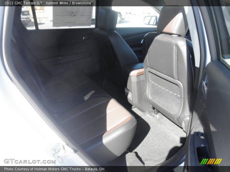 Summit White / Brownstone 2013 GMC Terrain SLT