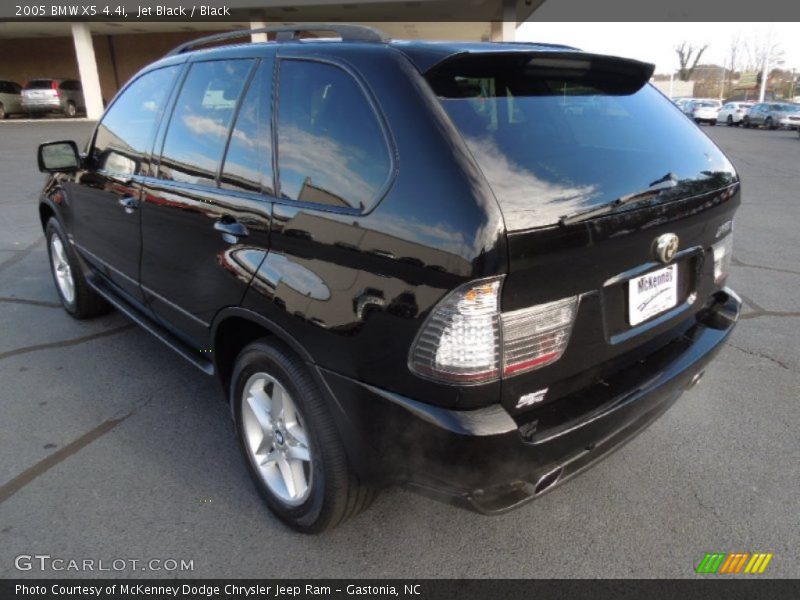 Jet Black / Black 2005 BMW X5 4.4i
