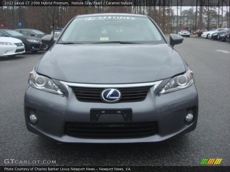 Nebula Gray Pearl / Caramel Nuluxe 2012 Lexus CT 200h Hybrid Premium