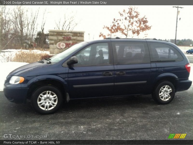 Midnight Blue Pearl / Medium Slate Gray 2006 Dodge Grand Caravan SE